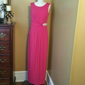 Ellen Tracy Jersey Cowl Dress